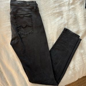 7 For All Mankind Grey Gwenevere Jeans